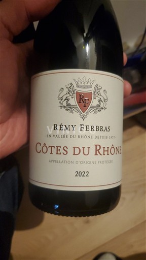 Thung lũng Rhône Côtes-du-rhône Rémy Ferbras 2022