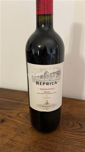Puglia Không được chỉ định Tormaresca Neprica 2020