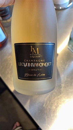 Champagne Leclerc-Mondet Blanc de Noirs Icke årgångsbetecknad