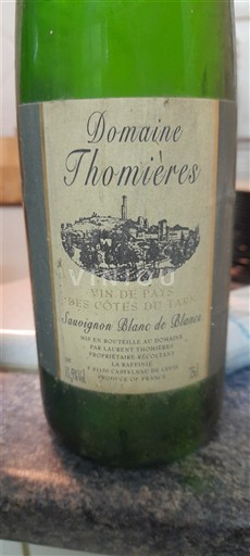 Languedoc Unspecified Domaine Thomieres Sauvignon Blanc de Blancs Non-Vintage