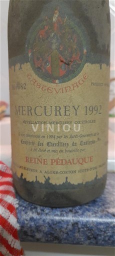 Borgogna Mercurey Reine Pédauque 1992