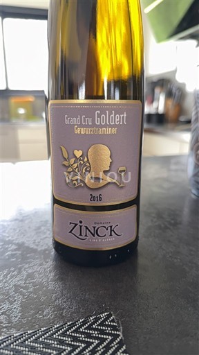 Alsasko Alsasko Grand Cru Grand Cru Zinck Grand Cru Goldert Gewurztraminer 2016