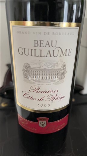 Bordeaux Không được chỉ định Beau Guillaume 2008