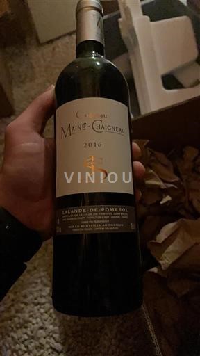 Bordeaux Lalande-de-Pomerol Château Maine Chaigneau JS 2016