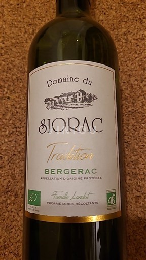 Sydvestfrankrig Bergerac Domaine Siorac Tradition 2024
