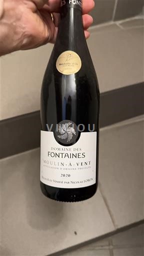 Beaujolais Moulin-à-vent Domaine S Fontaines 2020