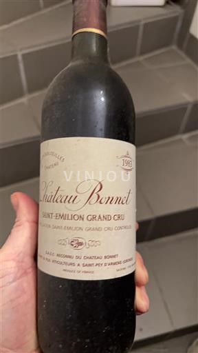 Bordeaux Saint-Émilion Grand Cru Grand Cru Château Bonnet 1983