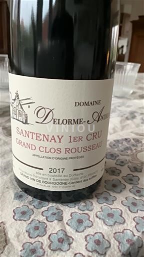 Borgonha Não especificado Premier Cru Domaine Lorme-André Grand Clos Rousseau 2017