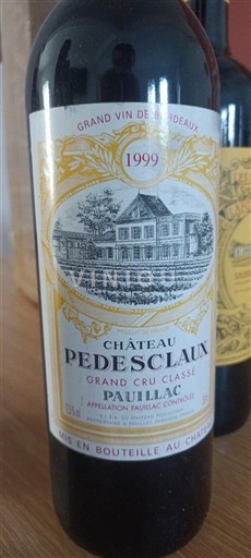 Bordeaux Pauillac Grand Cru Château Pedesclaux 1999