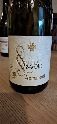 Savoie og Bugey Apremont Cave de Cruet Sublime Savoie 2024
