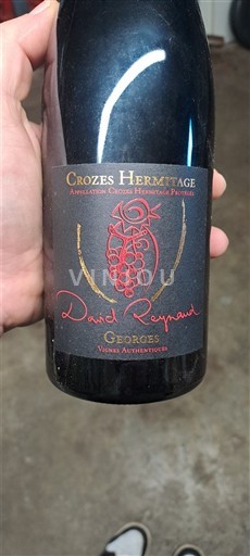 Thung lũng Rhône Crozes-hermitage David Reynaud Georges 2018