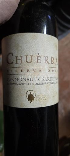 Sardinia Cannonau de Sardaigne Antichi Poderi Jerzu Chuèrra Riserva 2015