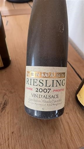 Alsace Rebmann Prestige 2007