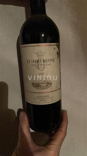 Toscana Không được chỉ định Le Serre Nuove dell'Ornellaia 2005