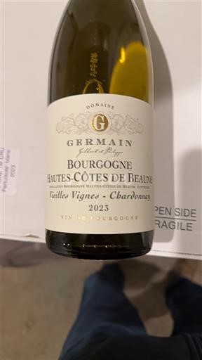 Borgonha Não especificado Domaine Germain Vieilles Vignes - Chardonnay 2023