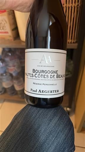 Borgonha Não especificado Paul Aegerter Réserve Personnelle 2024