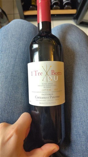 Toscana Không được chỉ định Fattoria Corzano e Paterno I Tre Borri 2015