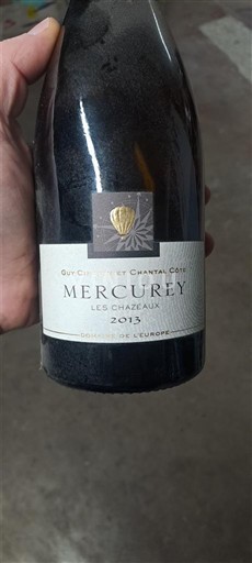 Borgogna Mercurey Guy et Chantal Coté Les Chazeaux 2013