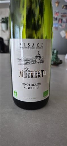 Alsazia Domaine Meckert Pinot Blanc Auxerrois Senza annata