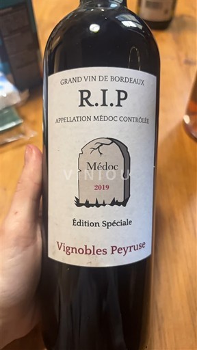 Bordeaux Médoc Vignobles Peyruse Édition Spéciale 2019