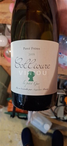 Roussillon Collioure Parcé Frères Le Petit Gus 2019