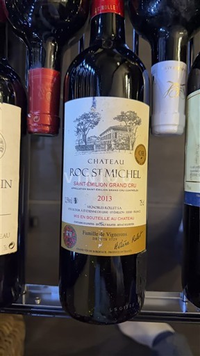 Bordeaux Saint-Émilion Grand Cru Grand Cru Château Roc St Michel 2013