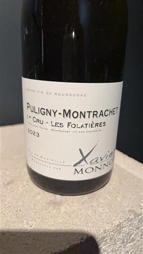 Burgundy Puligny-Montrachet Premier Cru Xavier Monnot 1er Cru Les Folatières 2023