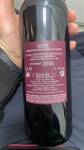 Piemonte Nizza Azienda Agricola Scagliola Foravia 2016