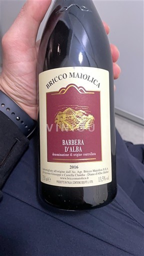 Piemonte Barbera d'Alba Bricco Maiolica 2016