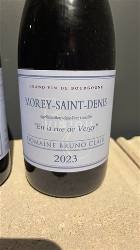 Burgundsko Morey-saint-denis Domaine Bruno Clair En la rue de Vergy 2023