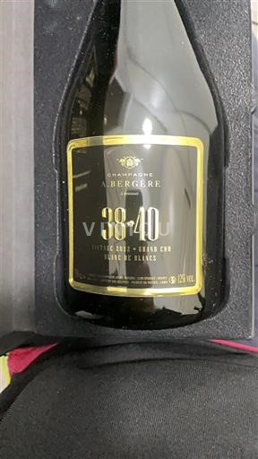 Šampanja Ni doloceno Grand Cru Champagne A. Bergère 38-40 2012