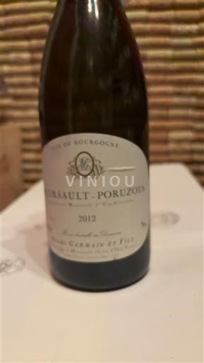 Borgonha Não especificado Premier Cru Henri Germain et Fils Meursault-Poruzots 2012