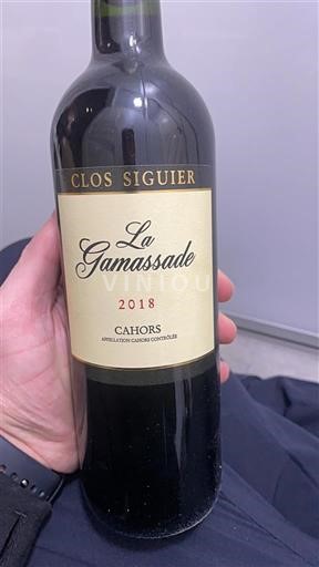 Sydvestfrankrig Cahors Clos Siguier La Gamassade 2018