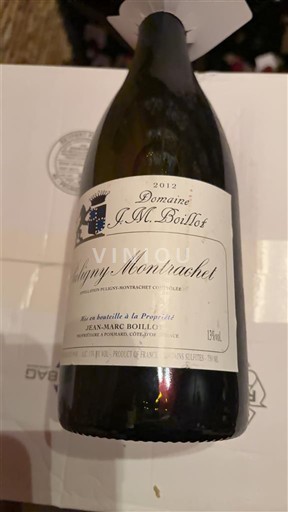 Burgundy Puligny-Montrachet Domaine J.M. Boillot 2012