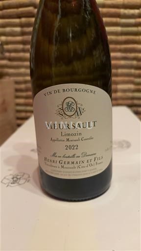 Burgundija Meursault Henri Germain et Fils Limozin 2022