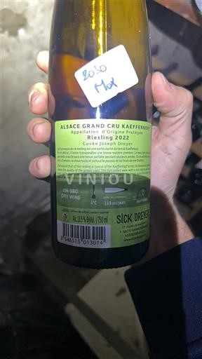 Alsace Alsace Grand Cru Grand Cru Sick Dreyer Joseph Dreyer 2022