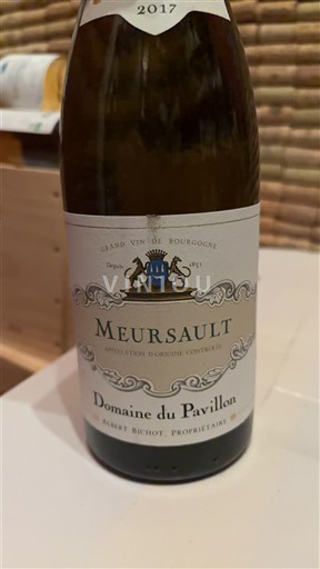 Bourgogne Meursault Domaine Pavillon 2017