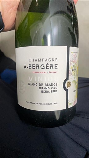 Champagne Grand Cru A. Bergère Blanc de Blancs Grand Cru Extra Brut 2017