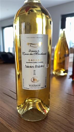 Sudoeste Gaillac Domaine La Croix des Marchands Douceurs d'Automne 2019