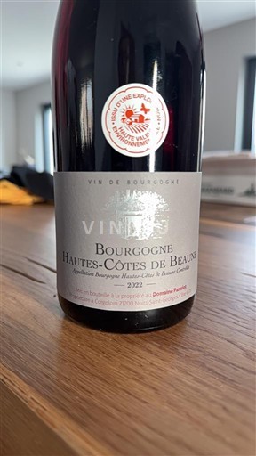 Bourgogne Hautes Côtes de beaune Domaine Lejeune 2022
