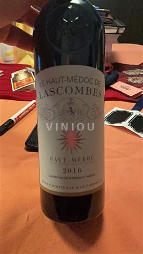 Bordeaux Haut-Médoc Château Lascombes Le Haut-Médoc de Lascombes 2016