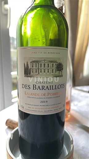 Bordeaux Lalande-de-Pomerol Château S Barailots 2019