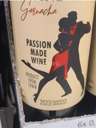 Aragon Không được chỉ định Passion Made Wine Garnacha 2023