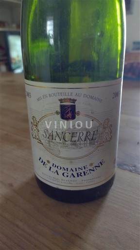 Valle del Loira Sancerre Domaine La Garenne 2003