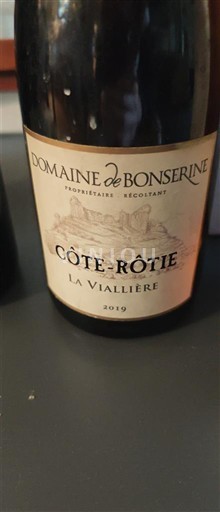 Thung lũng Rhône Côte-rôtie Domaine Bonserine La Viallière 2019