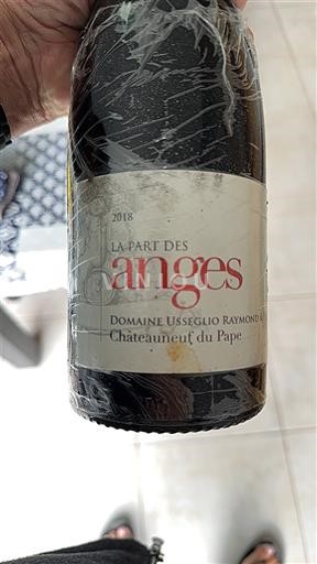 Rhône Valley Châteauneuf-du-Pape Domaine Usseglio Raymond & Fils La Part des Anges 2018