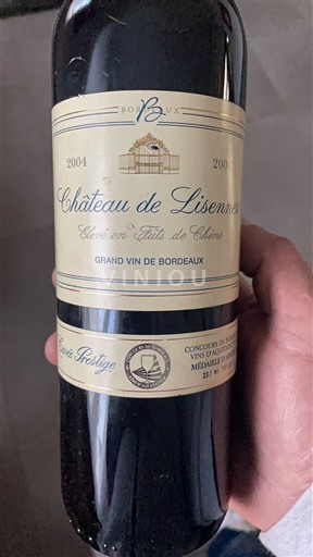 Bordeaux Château Lisennes Prestige 2004