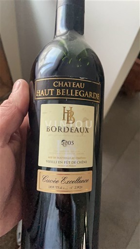 Bordeaux Château Haut Bellegarde Excellence 2005