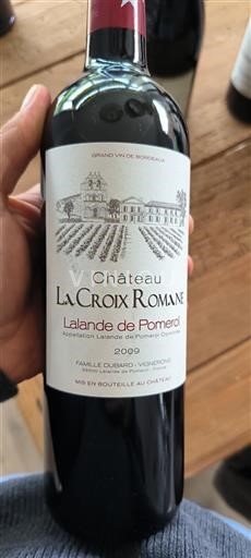 Bordeaux Lalande-de-Pomerol Château La Croix Romane 2009