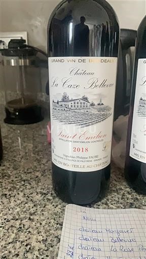 Bordeaux Saint-Émilion Château La Caze Bellevue 2018